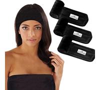 Makeup Headband,100% Cotton Women's Adjustable Towel Headband for Washing Face,Facial,Cosmetic&Skin Treatments.3-Pack