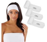 Makeup Headband,100% Cotton Women's Adjustable Towel Headband for Washing Face,Facial,Cosmetic&Skin Treatments.3-Pack