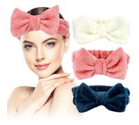 Makeup Headband-Face Washing Spa Headband With Bow for Graduation,Bridesmaid Proposals&Gifts