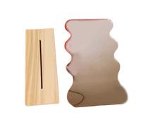 Makeup Irregular Make Up Star Shape Acrylic Lens Wooden Base Maquillaje Beauty Tools Desktop For Makeup