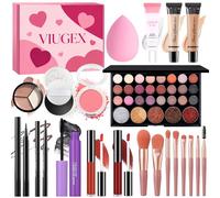 Makeup Kit for Women Full Kit, All in One Makeup Kit for Teen Girls, Make Up Gift Set, Makeup Bundle Include Foundation Eyeshadow Palette Concealer Blush Lip Gloss Eyeliner Mascara Cosmetic Brush Set