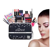 Makeup Kit For Women Full Kit - Makeup Stuff Travel Set For Women - Travel With Cosmetic Bag For Teens, Girls, Beginners Professionals