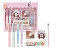Makeup Kit | Long-Lasting Face Eyeshadow Palette with Lipstick and Brush - Complete Kit with Eyeshadow Palette | For Women, Girls, Teens, Beginners, Christmas and Mother's Day