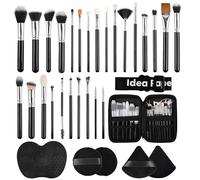 Makeup Kit, Multi-functional Makeup Tool Set with Makeup Brush Foundation Brush Make up Brushes Set ，Meet the needs of all scene makeup and portable storage (LH32, Count, 32)