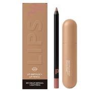 Makeup Lip Duo - Velvet Pigment Formula, Creamy Styling Pair, Coverage with Soft-Glide Texture, Cosmetic Collection for Shaping Contours And Achieving Seamless Looks