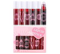 Makeup Lip Gloss Set, Lip Stain Roller, 6.3ml x 6pieces Nourishing Balm with Safety, Moisturizing Cosmetic Stick with Comfort, Modern Beauty Design Style, Accessory for Women Girls Daily Routine
