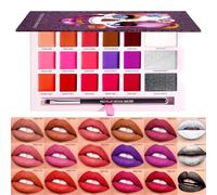 Makeup Lip Palette,Matte Lipstick 18-Color Lip Gloss Palette - Mother Girlfriend Wife Costume Cosmetics Creamy for Birthday, Halloween
