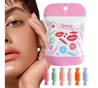 Makeup Lipstick Pills - Lipstick Matte Lipstick Set | Travel Size, 6 Highly Pigmented Velvet Lip Gloss Pens, Lip Gloss , Matte, Sweet Lip Colour for Birthday