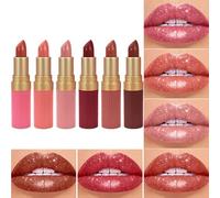 Makeup Lipstick Set | Shimmer Matte Lipstick Set,Waterproof Makeup Lip Sticks for Party Wedding Bridal Teens Everyday Use