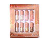 Makeup Minis Liquid Glitter Eyeshadow Highlighter Makeup Korean Makeup K Drama Glitter Under Eye Glow Long Lasting 5ml Makeup Plate (A, One Size)