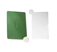 Makeup Mirror Hand Mirror in Credit Card Format Made of Stainless Steel Cosmetic Mirror Practical Stainless Steel Mirror Travel Cosmetic Mirror Personal Mirror Against Crash for Home Company Travel