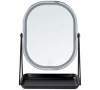 Beliani Makeup Mirror Led Dordogne Silver