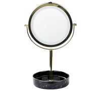 Makeup Mirror LED SAVOIE Black/ Gold