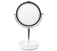 Makeup Mirror LED SAVOIE White/ Silver