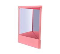 Makeup Mirror Non-Reversing Precision Vanity Mirror Non-Magnifying Tabletop Real Reflections for Face