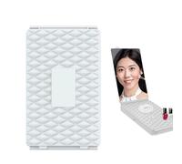 Makeup Mirror Telescopic Hook Multi-Sided Makeup Mirror Living Room Mirror Travel Mirror For Women Three-Fold Travel Mirror Compact Folding Mirror With Telescopic Hook Folding Makeup Mirror Portable