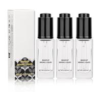Makeup Mixing Liquid Waterproof Clear Mix, Cosmetic Thinner, Foundation Blender, Long Makeup Durability Color Enhancer Mix, Eyeshadow & Mascara Sealer, Multi-Functional Enhancer (3PC)
