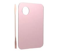 Makeup Mixing Palette 10 Set Acrylic Makeup Mixing Palette With Stainless Steel Spatula For Foundation Pigment Blending Diy Painting Supplies