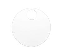 Makeup Mixing Palette 12 Pcs Holes Acrylic Palette Eye Shadow Mixing Cream Pigments Stainless Steel Makeup Nail Art Manicure Tool(Round)