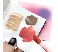 Makeup Mixing Palette Paper - Art Tool | Waterproof Nail Color Palette Paper | for Women Girls Practice Manicure Coloring Home Travel Salon Beauty