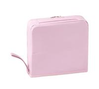 Makeup Organiser Bag, Parallel Makeup Bag - Large Capacity Waterproof with Compartments Portable Case for Women and Men, Toiletries, Camping, Business Travel, Pink, Se référer au descriptif, Refer to
