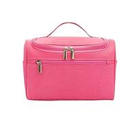 Makeup Organizer 1 Pack Ladies Large Capacity Cosmetic Bag Travel Organizer Cosmetic Bag Hanging Toilet Toiletries Set Makeup Tool Bag Cosmetics Storage Display Box Case (Color : L) (Brass)