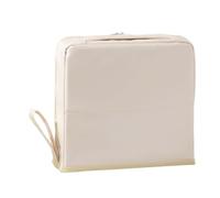 Makeup Organizer Bag | Vertical Makeup Bag - Portable Storage Organizer with Compartments Waterproof Pouch for Hotel Camping Toiletries for Women and Men for Home Use and, White, verwijzen naar de