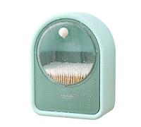 Makeup Organizer Box Portable Cotton Swab Case