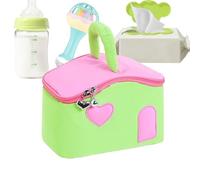 Makeup Organizer Case - House Shape Pouch, Portable Toiletry Storage, Lightweight Water Resistant Cosmetic Handbag | Commuting Vanity Shower Bathroom Business Trip Vacation Gym Fundamentals