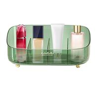 Makeup Organizer Case | Multifunctional Cosmetics Storage | Dustproof Makeup Showcase | Multi- Makeup Organizer with 26.5x18.5x12cm/10.43x7.28x4.72inch for om, green, grande, Please refer to