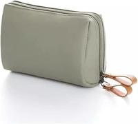 Makeup Organizer Case Women Cosmetic Bag Solid Color Makeup Bag Pouch Toiletry Bag Waterproof
