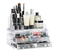 Makeup organizer Cosmetic Holder Beauty Accessory 12 Compartments Velvet Lined