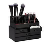 Makeup organizer Cosmetic Holder Beauty Organiser 4 Drawers Velvet Lined