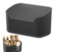 Makeup Organizer Countertop, Desktop Mirror Cabinet Organizer | Makeup Storage Organizer, Safe Round Corner Organizer increases the capacity of makeup tables, brushes, lipsticks, nail polishes, black