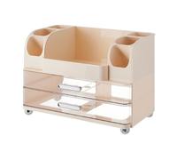 Makeup Organizer - Desk Cosmetic Shelf, Decorative Makeup Shelf, Dresser, Wardrobe, Kitchen, Dormitory, Bedroom, Crafts, Toiletries, Jewelry | Appart, Creamy, Please refer to the description, Please