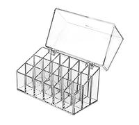 Makeup Organizer, Dust Proof Lipstick Holder, Clear Acrylic Lip Gloss Holder, Stand Lipstick Holder, Makeup Organiser Capacity, Suitable for Dressing Table, Dressing Table and Countertop