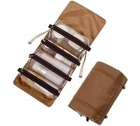 Makeup Organizer Foldable Detachable, 4 in 1 Cosmetic Travel Bag, Toiletry Pouch, Large Capacity, Divides into 4 Separate Pouches, Foldable and Hangable