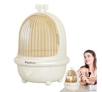 Makeup Organizer for Vanity,Clear Lid Display Case | Makeup Desk Organizer - for Mascara Lipstick Brushes Eyebrow Pencil Living Room Bedroom Dorm Apartment