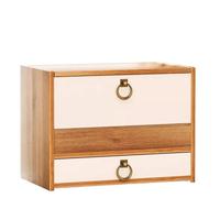 Makeup Organizer Heavy Duty Makeup Storage Organizer Box，MDF Cosmetics Display Rack with Drawer and Mirror，Waterproof, Dustproof, Elegant Cabinet，Suitable for Bathroom Countertop, Bedroom Dresser