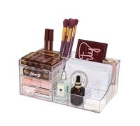 Makeup Organizer - Large Capacity Cosmetic Box | Adjustable Transparent Makeup Holders Watch For Jewelry Holder For Cosmetics Jewelry Nail Care S, A: Three Drawers, Please refer to the description