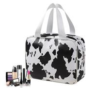 Makeup Organizer - Makeup Bag with Pattern, Waterproof Organizer Case, Large Capacity Travel Case for Skin Care, Shampoo, OCD Items, Double Pocket Privacy, Unisexo, See description
