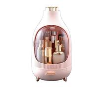 Makeup Organizer Makeup Organizer,Bathroom Counter, Modern Jewelry and Cosmetic Display Cases,Make Up Stands for, Dresser, Vanity Accessories and Countertop(Pink)