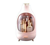 Makeup Organizer - Modern Jewelry and Cosmetic Display Case for Bathroom, Dresser, Vanity Accessories, and Countertop