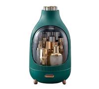 Makeup Organizer - Modern Jewelry and Cosmetic Display Case for Bathroom, Dresser, Vanity Accessories, and Countertop