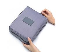 Makeup Organizer Portable Cosmetic Bag Outdoor Ladies Daily Cosmetic Bag Toiletries Storage Cosmetic Bag Suitable for Traveling Cosmetics Storage Display Box Case (Color : F) (E)