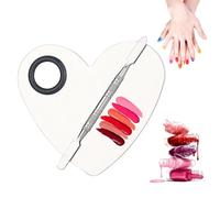 Makeup Palette, Cosmetic Artist Mixing with Spatula Tool for Mixing Silver, Specular Gloss and Fine Grinding, Ideal for Nail Polish, Liquid Foundation, Lipstick, Eye Shadow