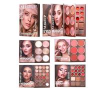 Makeup Palette - Cosmetic Powder, 36 Shades Highly Pigmented Palette Durable | Travel Friendly Compact Multicolor Makeup Set, Beauty Palettes for Daily Life, Travel, Dating