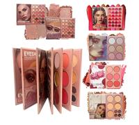 Makeup Palette for Women - Long Lasting Multicoloured, Women's Full Face Makeup Palette with Blush | for Women Girls Beginner Daily Evening Dating Transportation Photo Wedding