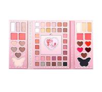 Makeup Palette, Highly Pigmented Portable Blendable, 32 Colors Make Up Palettes, Eyeshadow Palette for Women Girls Teens, Makeup for Beginners Travel Home Everyday Commuting Dating