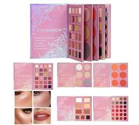 Makeup Palette | Long-Lasting Blushing Matte and Glossy Blendable Eye Shadow Palette with Notebook Design for Makeup, for Birthday Christmas Travel Office Party Wedding Shopping Va